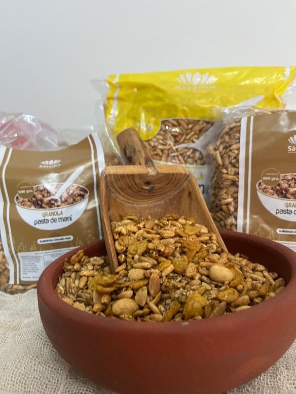 Granola con Pasta de Maní Satvika