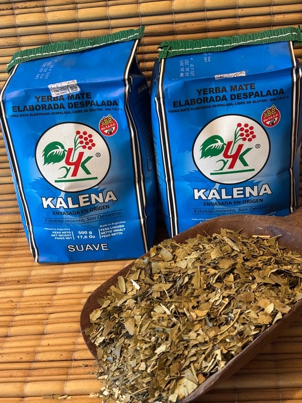 Yerba Orgánica Kalena sin palo ( suelta y paquete 500gr.)