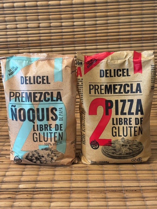 Premezclas Delicel Pizza y Ñoquis