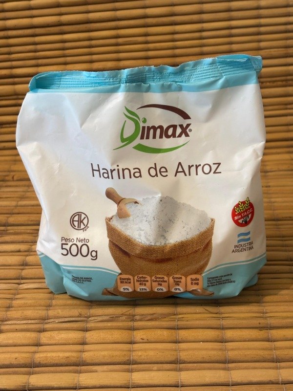 Harina de arroz blanco Dimax