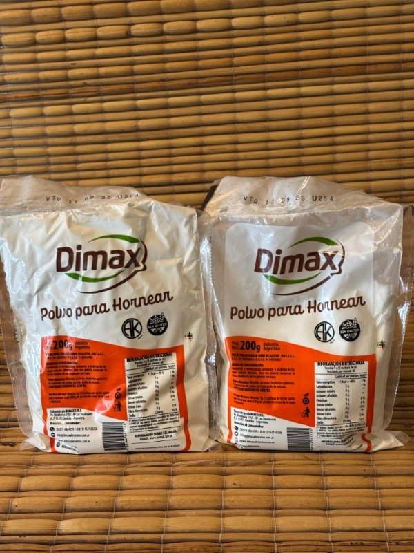 Polvo para hornear Dimax 200 grs