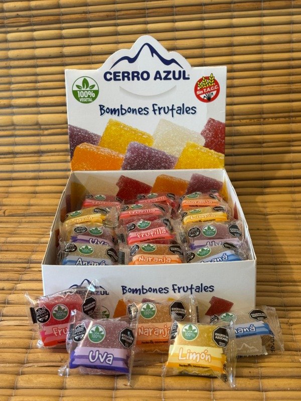 Bombones frutales