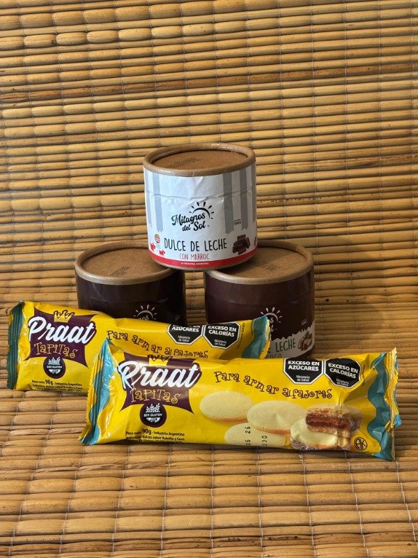 Tapas para armar alfajores Pratt