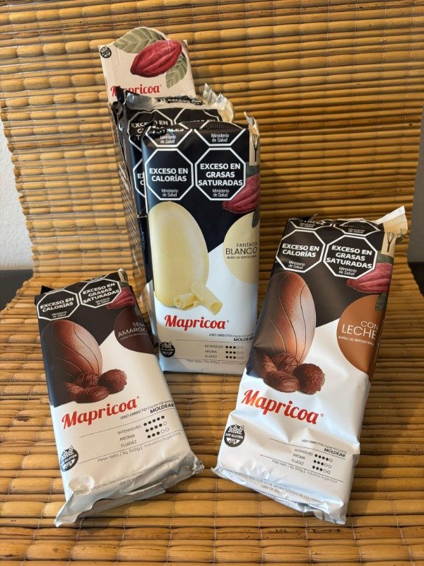 Chocolate Mapricoa barra x 500 grs