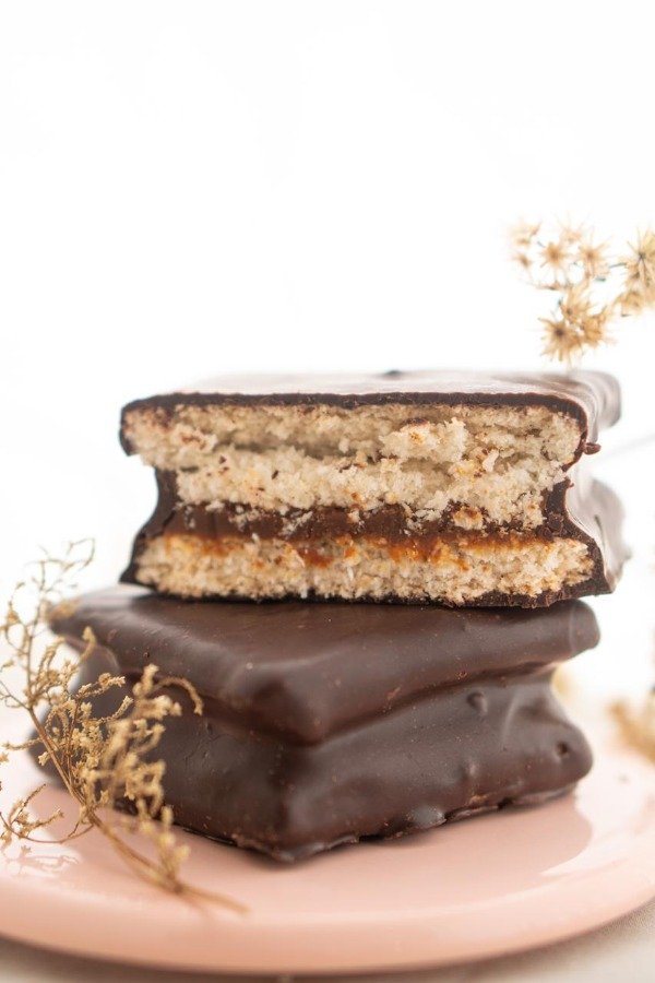 Alfajores artesanales (Con baño)